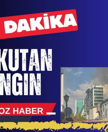 Gaziantep'te Korkutan Yangın İtfaiye Ekipleri Müdahale Ediyor