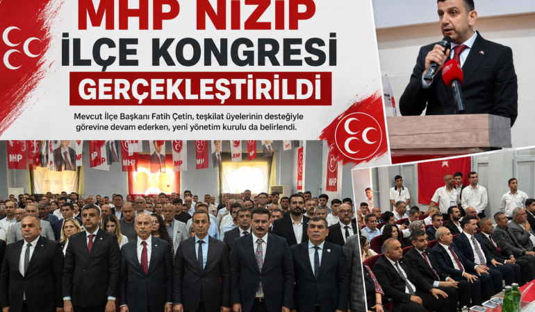MHP Nizip İlçe Kongresi Gerçekleştirildi