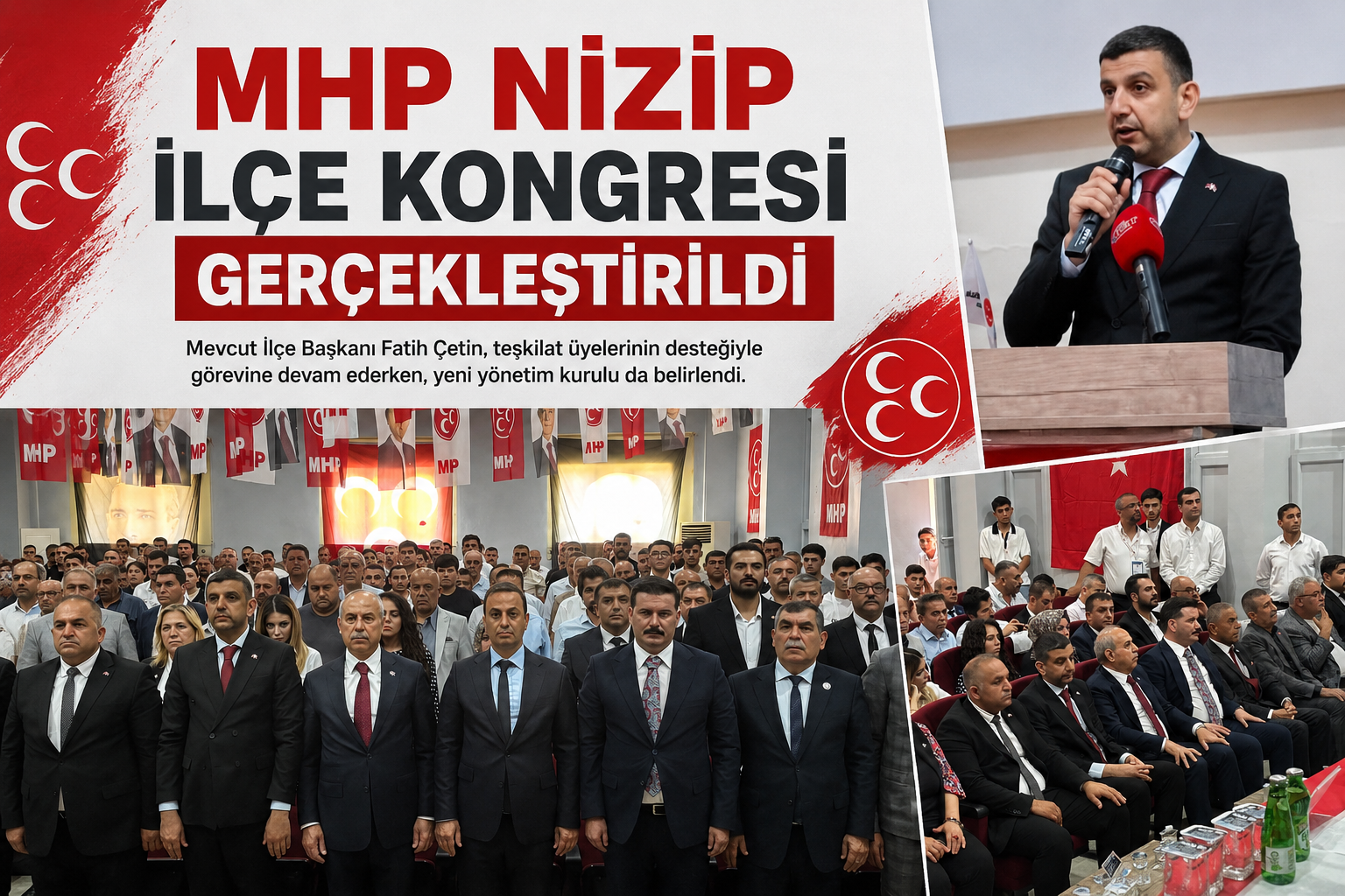 MHP Nizip İlçe Kongresi Gerçekleştirildi