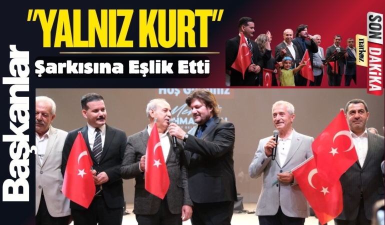 Ahmet Şafak Konserinde Coşku Doruğa Ulaştı Başkanlar Yalnız Kurt Şarkısına Eşlik Etti