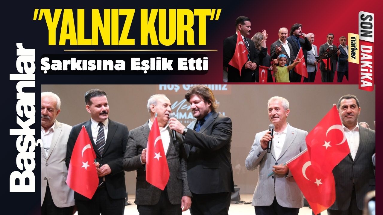 Ahmet Şafak Konserinde Coşku Doruğa Ulaştı Başkanlar Yalnız Kurt Şarkısına Eşlik Etti