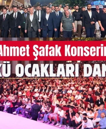 Ahmet Şafak Konserine Ülkü Ocakları Damgası
