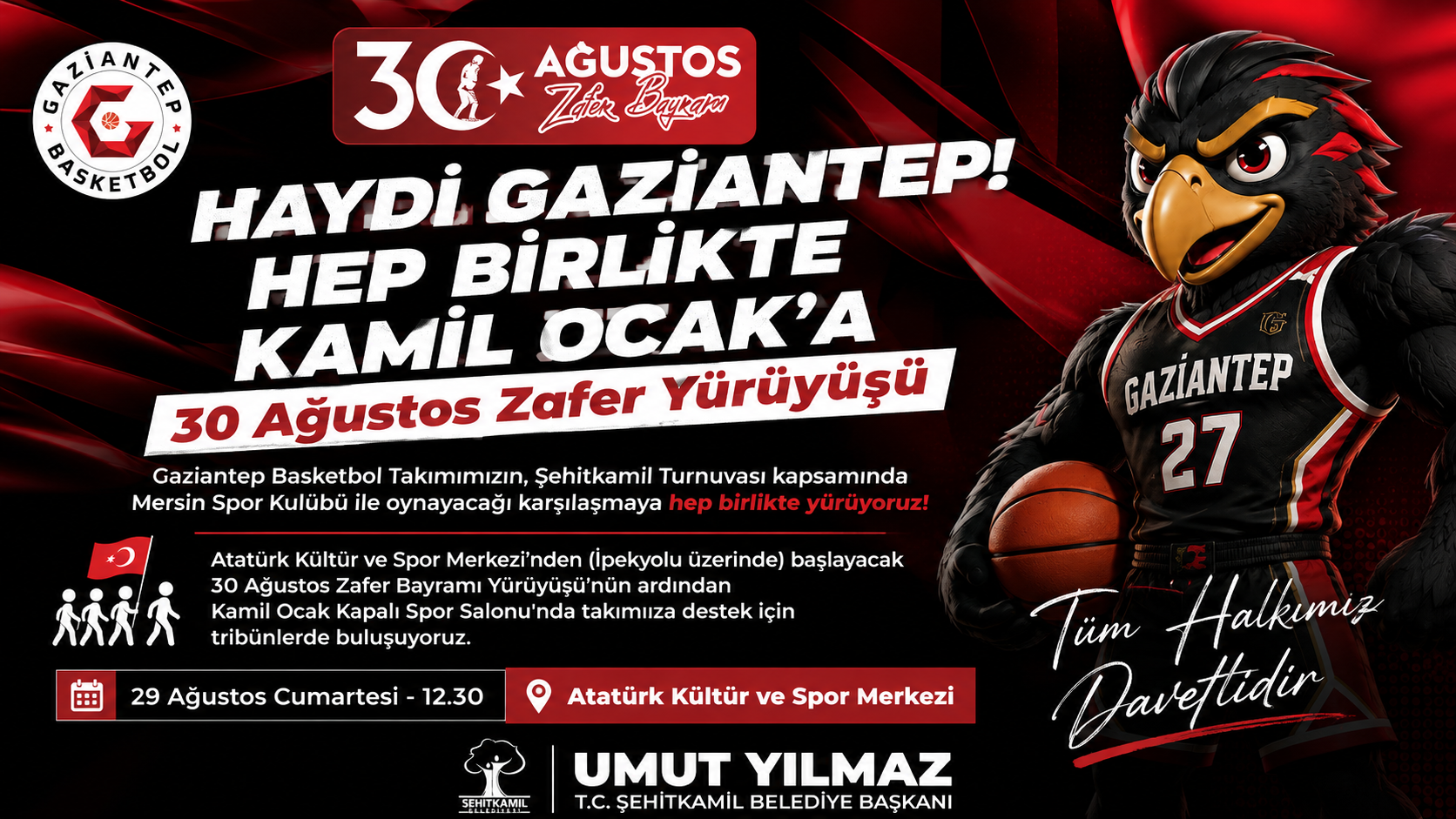 Başkan Yılmaz’dan Gaziantep Basketbol’a Destek Daveti