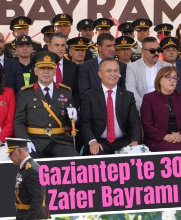 Gaziantep’te 30 Ağustos Zafer Bayramı coşkusu