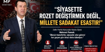 Mehmet Pamuk Siyasette Rozet Değiştirmek Değil, Millete Sadakat Esastır