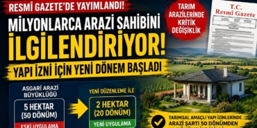 Milyonlarca Arazi Sahibini İlgilendiriyor Yapı İzni İçin Yeni Dönem Başladı