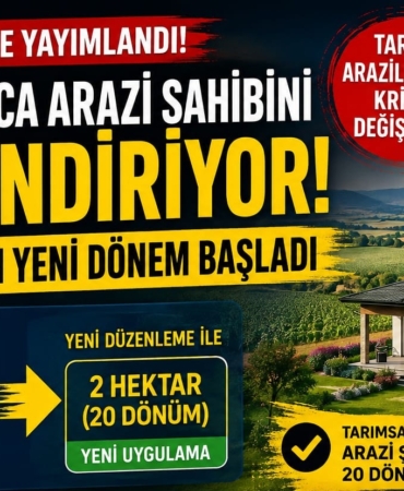Milyonlarca Arazi Sahibini İlgilendiriyor Yapı İzni İçin Yeni Dönem Başladı