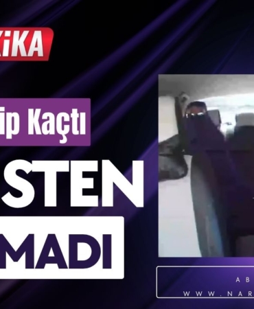 Çarşaf Giyip Kaçtı, Polisten Kaçamadı!