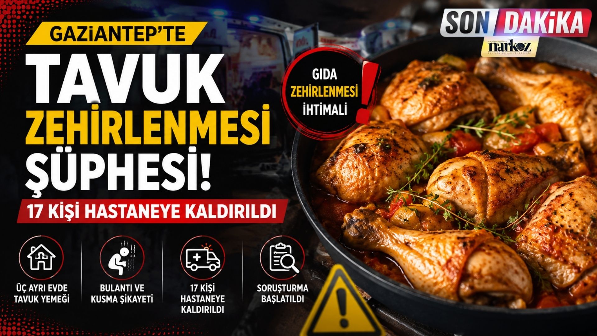 tavuk zehirlenmesi
