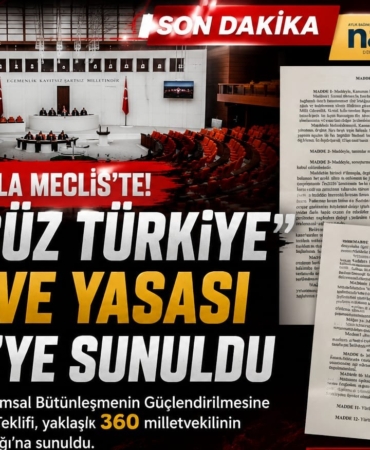 360 İmzayla "Terörsüz Türkiye" Çerçeve Yasası Meclis'te
