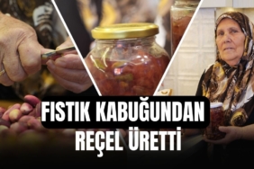 Çöpe giden fıstık kabuğundan reçel üretti