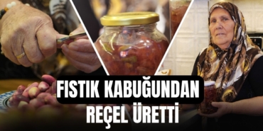 Çöpe giden fıstık kabuğundan reçel üretti