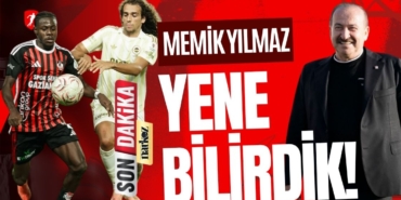 Gaziantep FK Başkanı Memik Yılmaz Yenebilirdik!