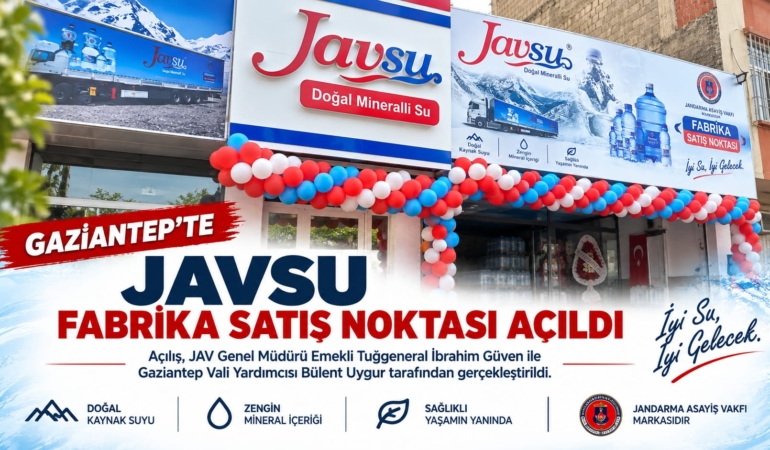 JAVSU’dan Gaziantep'e Yeni Yatırım: Fabrika Satış Noktası Açıldı