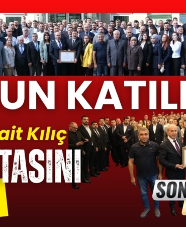Mehmet Sait Kılıç Mazbatasını Aldı