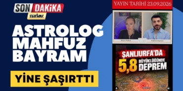 Astrolog Mahfuz Bayram’ın deprem paylaşımı sosyal medyada gündem oldu
