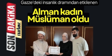 Gazze'deki insanlık dramından etkilenen Alman kadın Müslüman oldu
