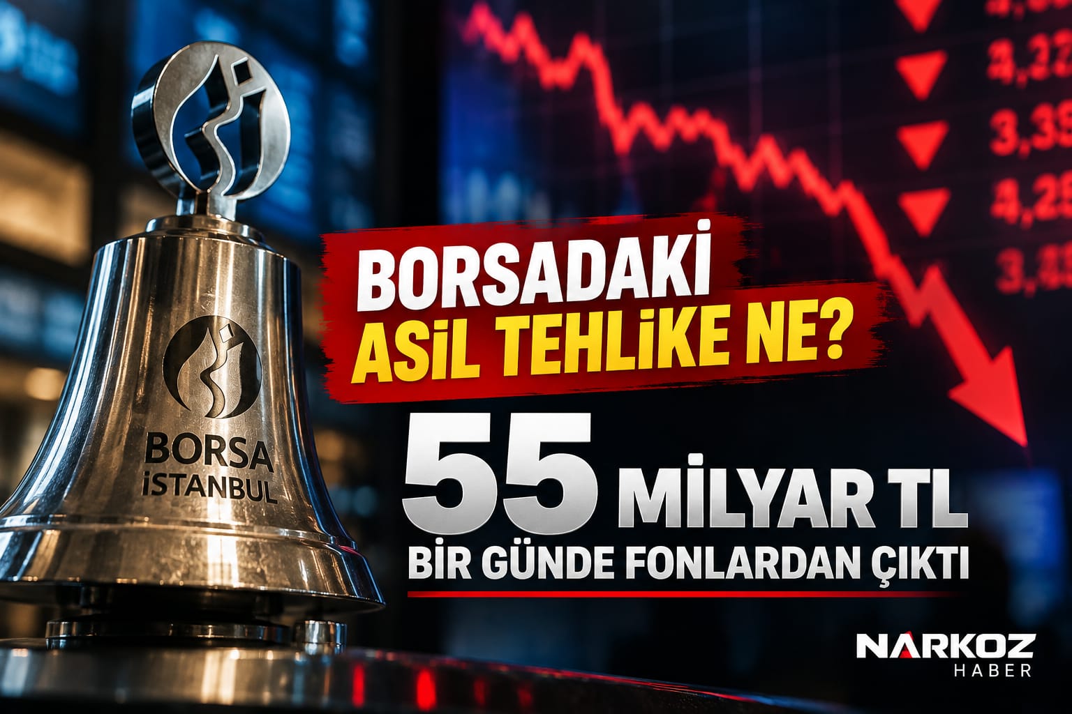 Borsadaki Asıl Tehlike Ne? 55 Milyar TL Bir Günde Fonlardan Çıktı