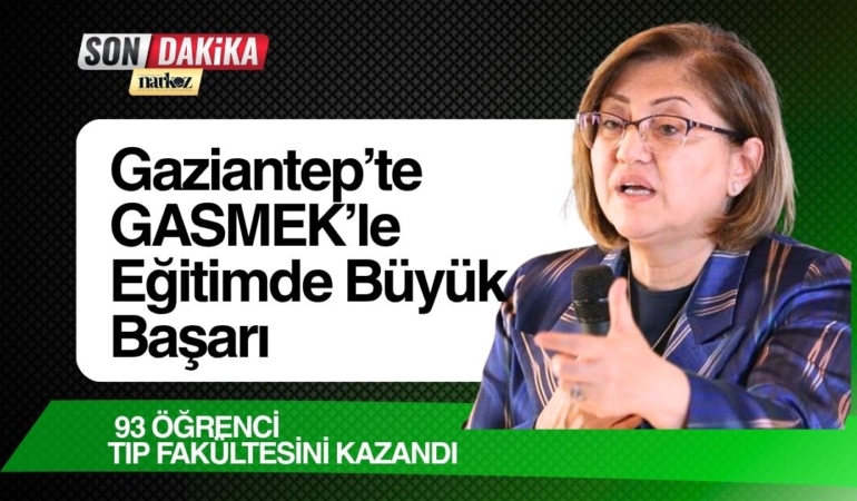 Gaziantep’te GASMEK’le Eğitimde Büyük Başarı: 93 Öğrenci Tıp Fakültesini Kazandı