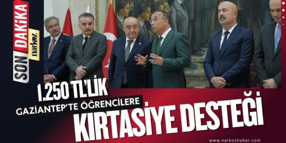 Gaziantep’te Öğrencilere 1.250 TL’lik Kırtasiye Desteği