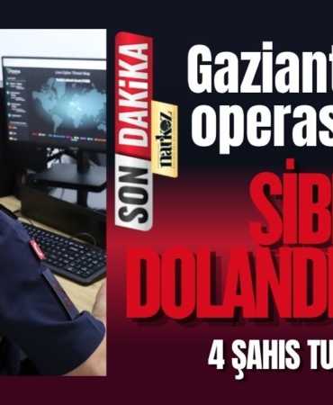 Gaziantep’te siber dolandırıcılık operasyonu: 4 şahıs tutuklandı