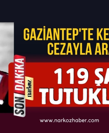 Gaziantep'te kesinleşmiş cezayla aranan 119 şahıs tutuklandı