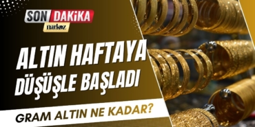 Altın haftaya düşüşle başladı: Gram altın ne kadar?
