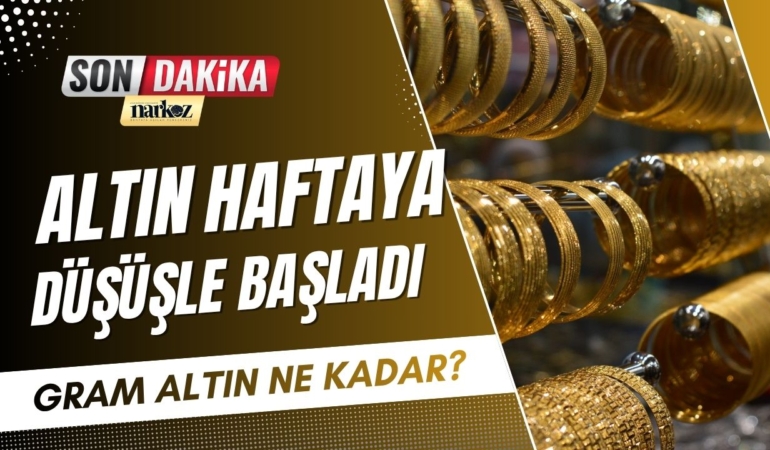 Altın haftaya düşüşle başladı: Gram altın ne kadar?
