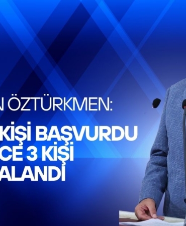 Hasan Öztürkmen: 4 bin kişi başvurdu sadece 3 kişi faydalandı