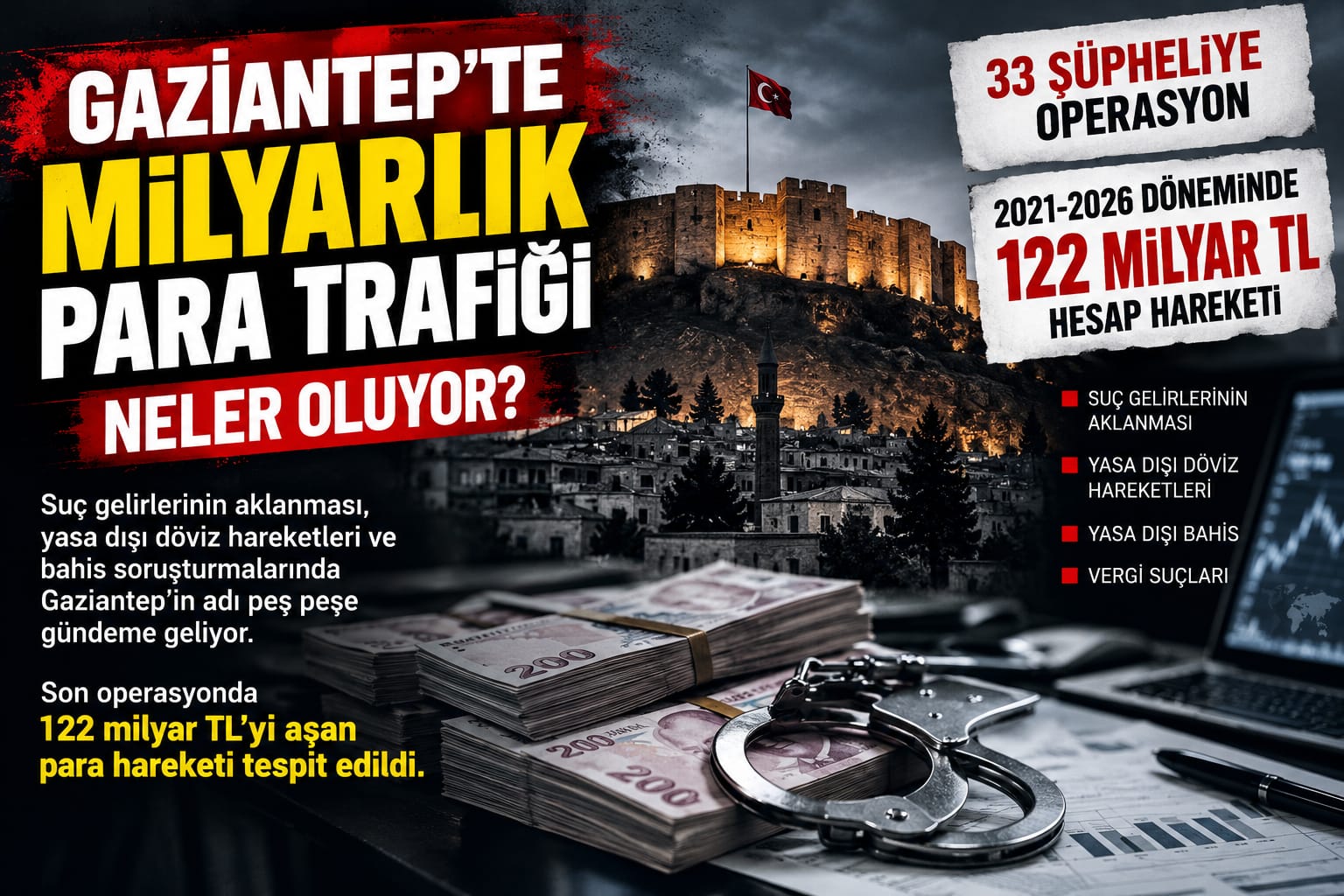 Gaziantep'te Milyarlık Para Trafiği: Neler Oluyor? 