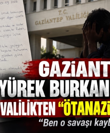 Gaziantep'te Yürek Burkan Dilekçe Valilikten Ötanazi Talep Etti