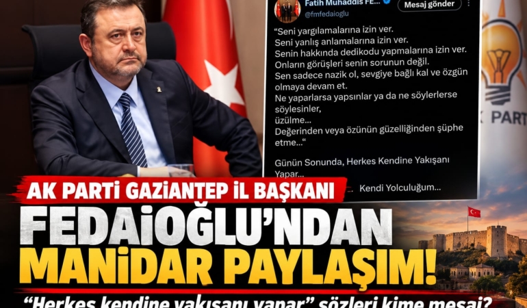 Fatih Muhaddis Fedaioğlu’ndan Dikkat Çeken Paylaşım: Kimlere Mesaj Verdi?