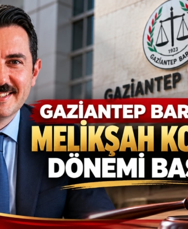 Gaziantep Barosu'nda Melikşah Korkmaz Dönemi Başlıyor