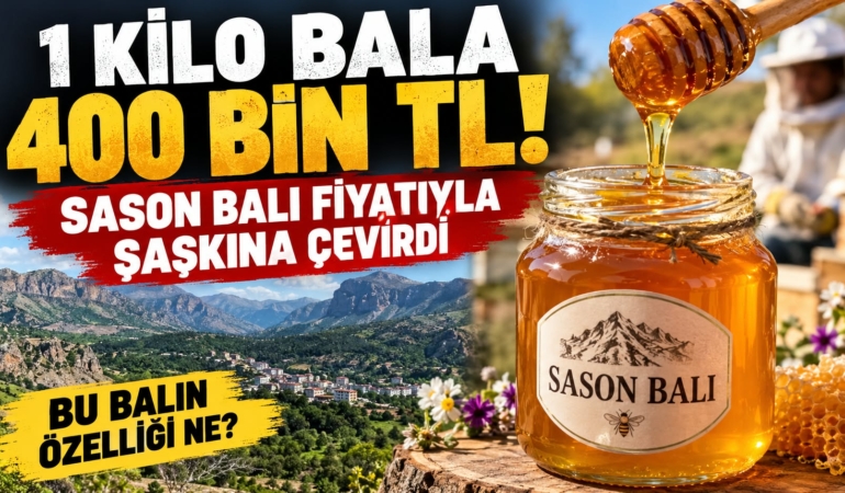 1 Kilo Bala 400 Bin TL! Sason Balı Fiyatıyla Şaşkına Çevirdi