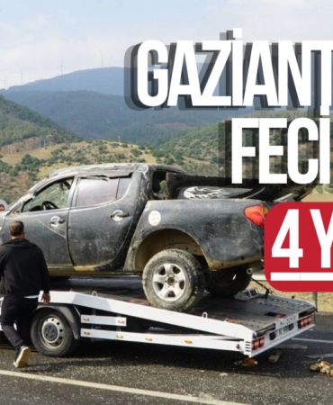 Gaziantep'te Feci Kaza: 4 Yaralı