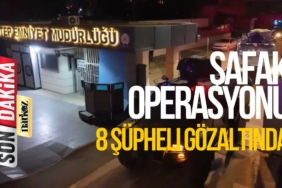 Gaziantep’te Şafak Operasyonu: 8 Şüpheli Gözaltında
