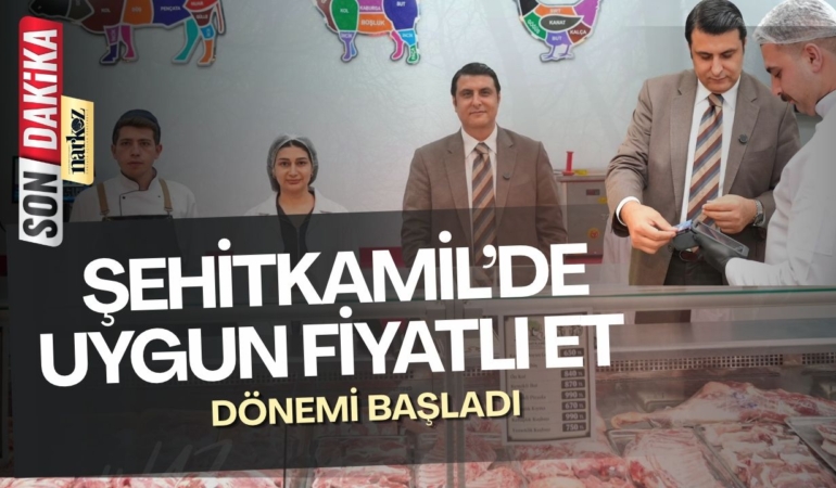 Şehitkamil’de Uygun Fiyatlı Et Dönemi Başladı