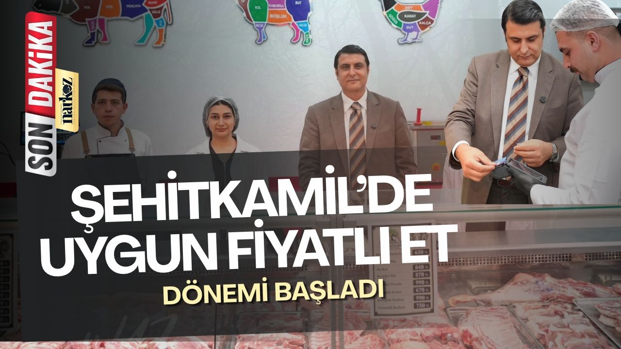 Şehitkamil’de Uygun Fiyatlı Et Dönemi Başladı