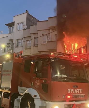 Gaziantep’te Ev Yangını: Alevlerin Arasından Son Anda Kurtuldular