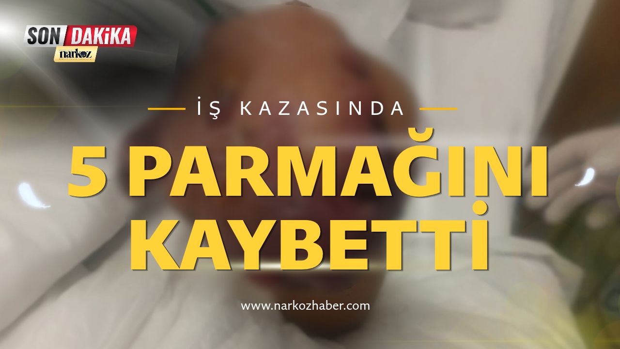İş Kazasında 5 Parmağını Kaybetti