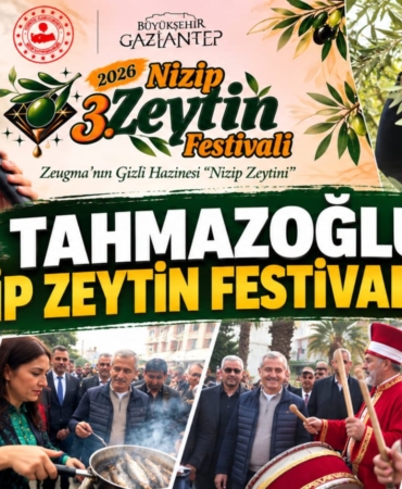 Tahmazoğlu, 3. Nizip Zeytin Festivali’ne Katıldı