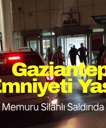 Gaziantep Emniyeti Yasta: Polis Memuru Silahlı Saldırıda Şehit Oldu