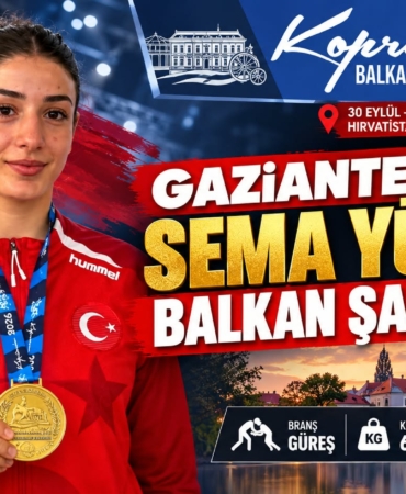 Gaziantepli Sema Yüksel Balkan Şampiyonu Oldu